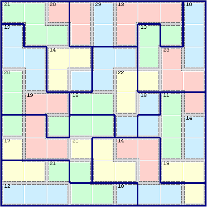Texas Jigsaw Killer Sudoku 033
